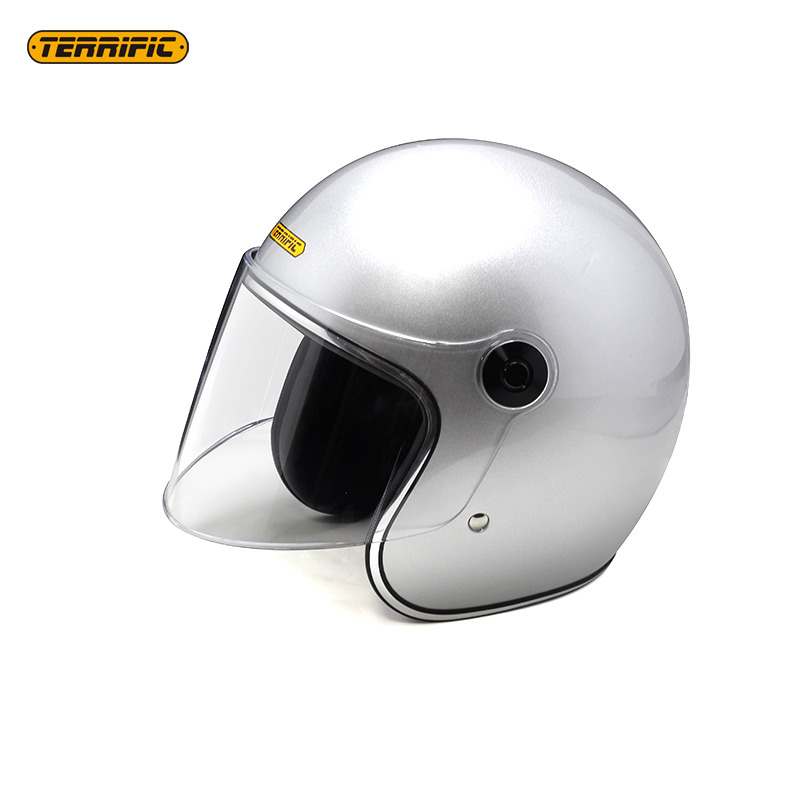 tam yüz klasik motor kaskları yeni stil sıcak satış özel motosiklet kask yüksek kaliteli vintage visor motosiklet kaskları dümen