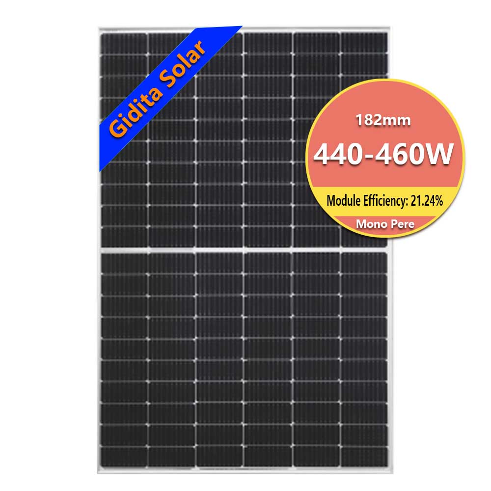 Mükemmel Verimli Güneş Paneli, IP68 Monokristal Güneş Paneli, 440W 450W 460W Güneş Paneli