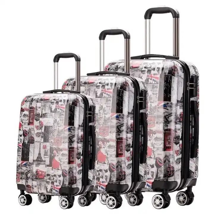 El Taşıma Seyahat Kutusu Bagaj Su Geçirmez ABS + PC Tramvay Çantası Sert Kabuk Bagaj Setleri Bavul